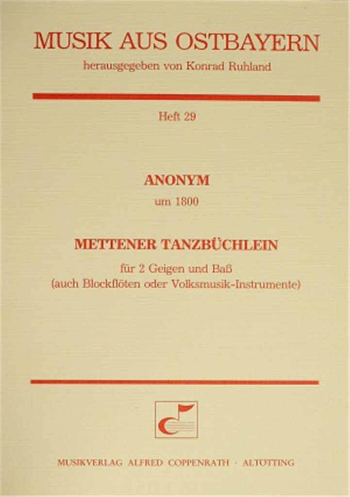 Mettener Tanzbüchlein